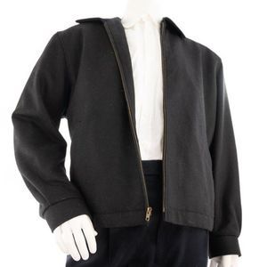 CIANNI CELLINI Men's Republic Black Wool Jacket Size M New